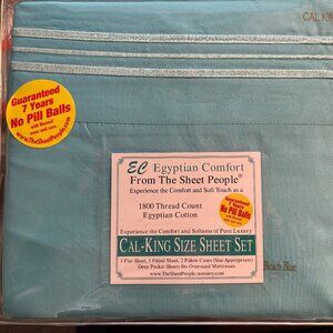 Cal King Sheet Set - Egyptian Cotton (NWOT)